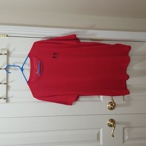 3/$15 Under Armour red t-shirt sz XL
